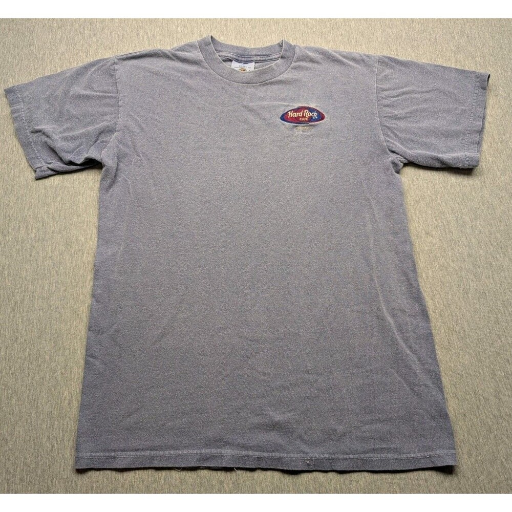 Vyg Hard Rock Cafe Chicago Vintage T-Shirt Sz Small Short Sleeve Blue